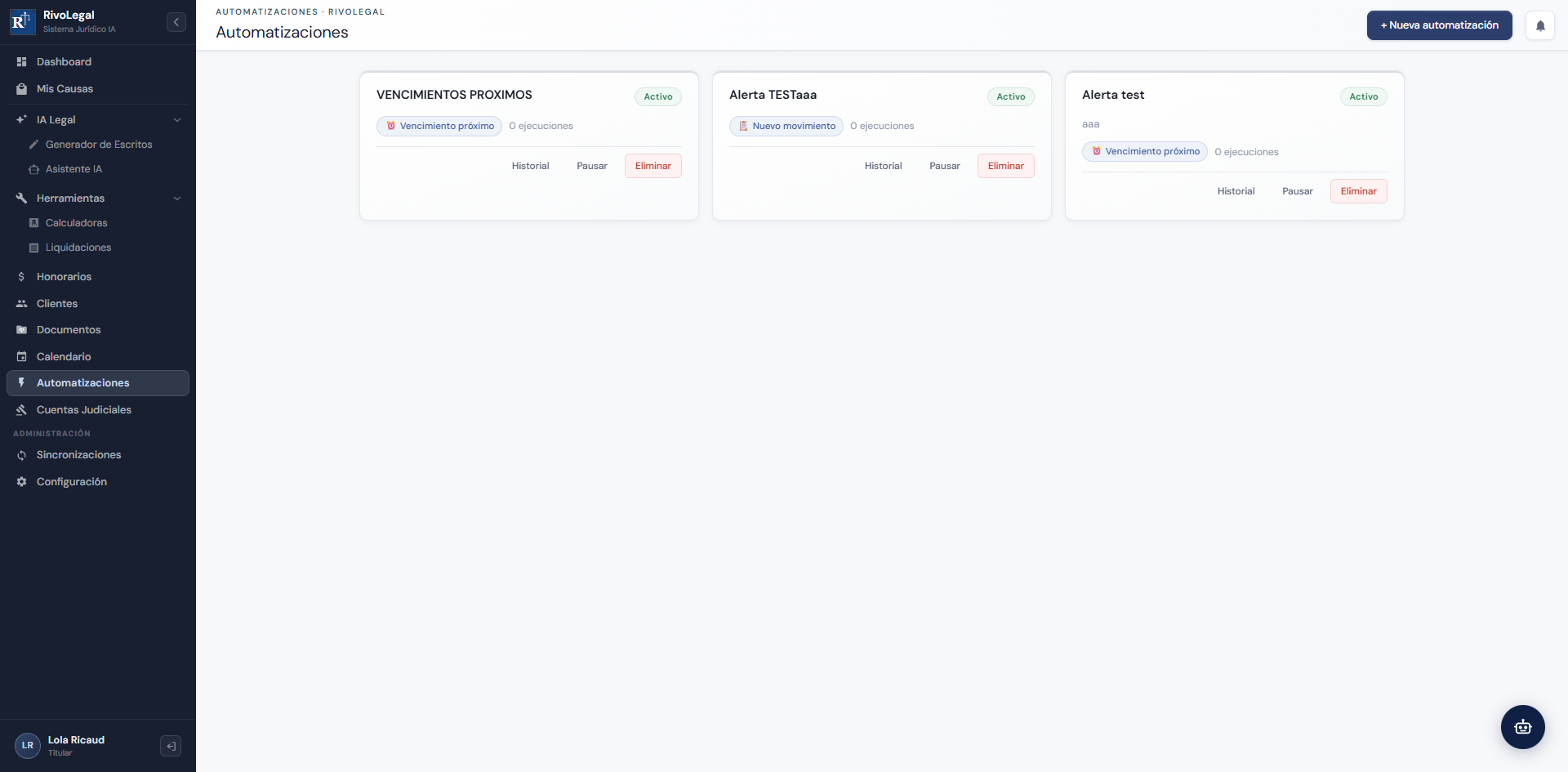 Automatizaciones de tareas repetitivas del estudio
